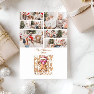 8 Foto Söt Pepparkaka God Jul Julkort