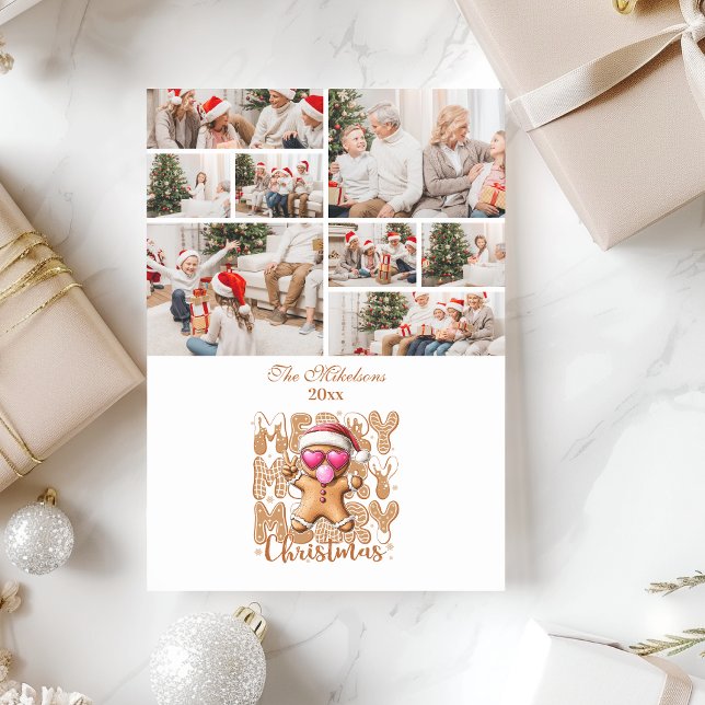 8 Foto Söt Pepparkaka God Jul  Julkort (Skapare uppladdad)
