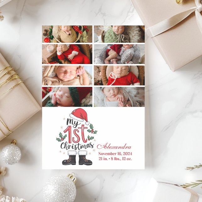 8 Foto Söt Santa Baby 1:a julen (Skapare uppladdad)