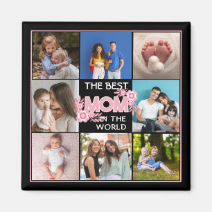 8 fotofamiljesamling mamma keepsaké mors dag magnet