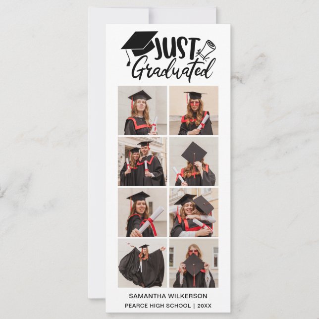 8 Fotokollage endast graderad klass av 20XX Meddelande (Framsida)