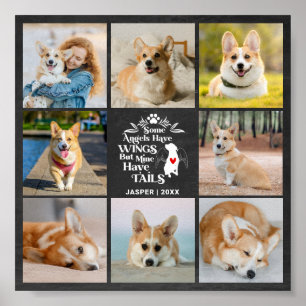 8 Fotokollage Pet Hund Loss-minne Poster