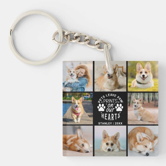 8 Fotokollage Pet-minnesminne (Framsidan)
