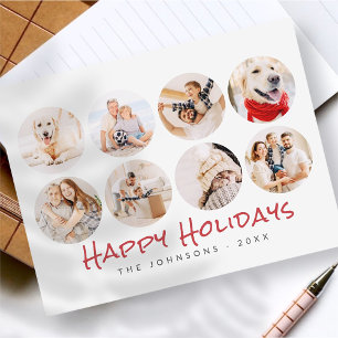 8 Foton Modern Family & Pet Memories-Helgdag Helg Vykort