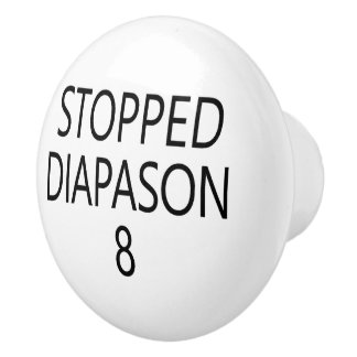 8 ft stoppat Diapason Organ - stopp Knopp