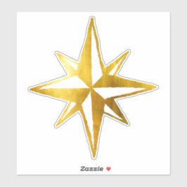 8 Gren Star Andlig Vintage Witchy Celestial Klistermärken