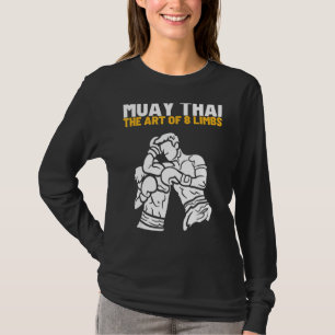 8-liters muay Thai Martial Kick Boxing Fight T Shirt