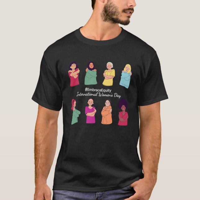 8 mars 2023 Internationell Kvinnodagen Equ T Shirt (Framsida)