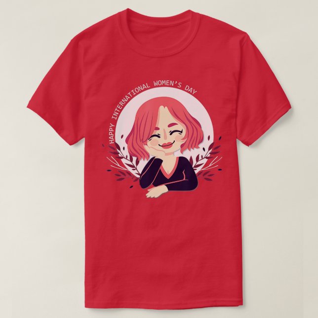 8 mars Internationell Kvinnodag T Shirt (Design framsida)