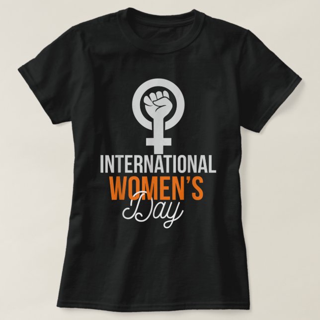 8 mars Internationell Kvinnodagen 2022 IWD 2022 T Shirt (Design framsida)