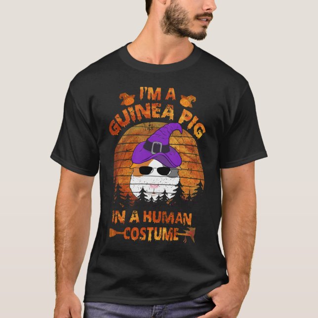 8 marsvin Halloween-kostymer T Shirt (Framsida)