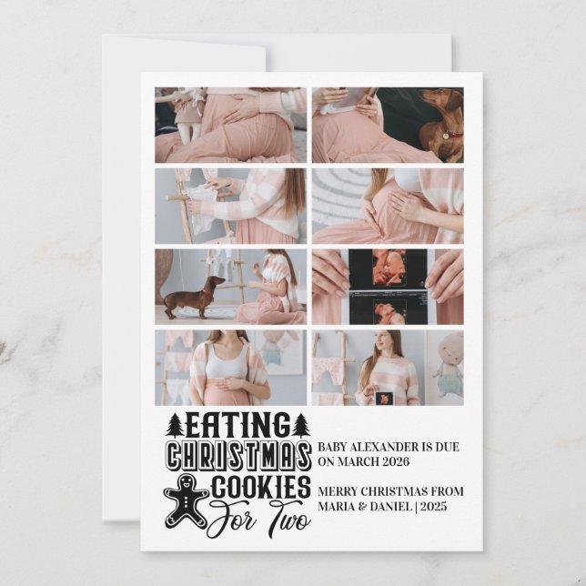 8 Meddelande om Photo Julgran Gravid (Framsida)