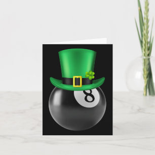 8 miljarder Boll Bassäng i Älskare St paddys day L Kort