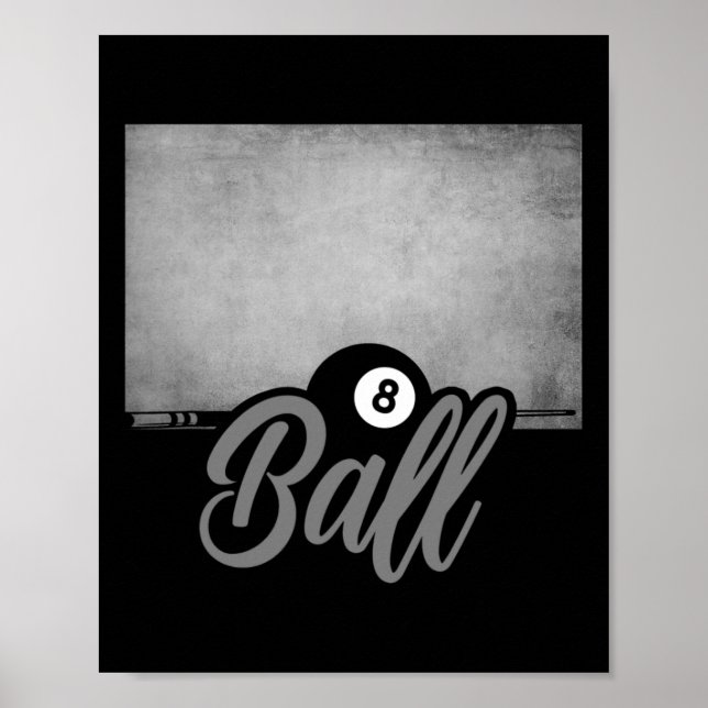 8 miljarder Boll Bassäng Poster (Framsidan)