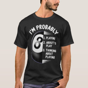 8 miljarder Boll Bassäng-spelare T Shirt