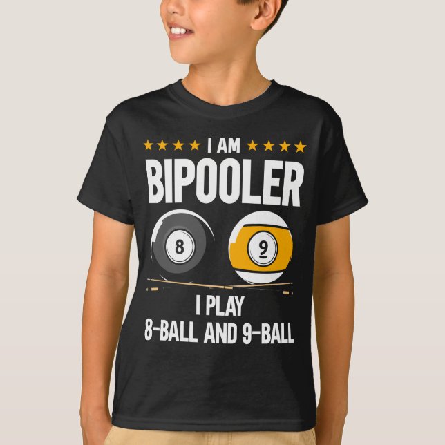 8 miljarder Boll och 9 miljarder Boll Humor T Shirt (Framsida)