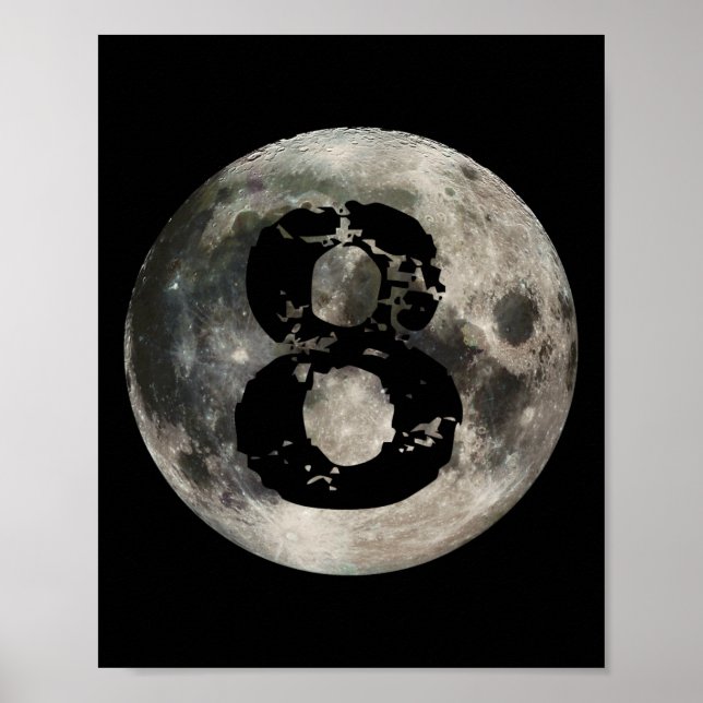 8 miljarder Boll-spelare i Bassäng Poster (Framsidan)