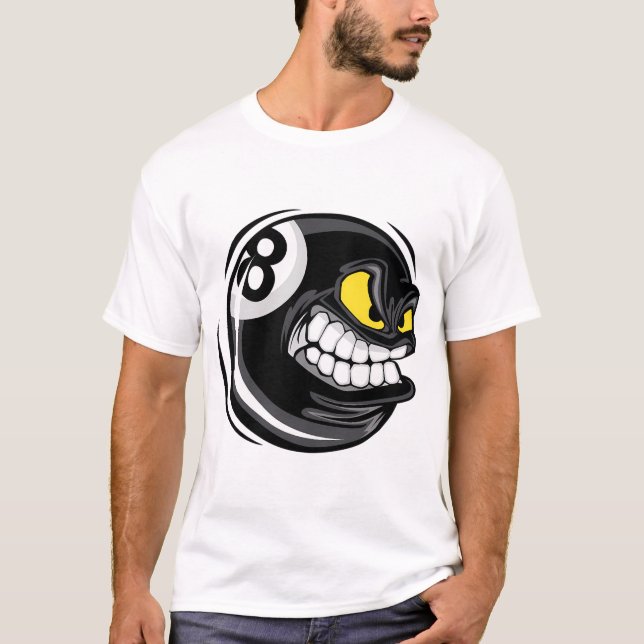 8 miljarder boll t shirt (Framsida)