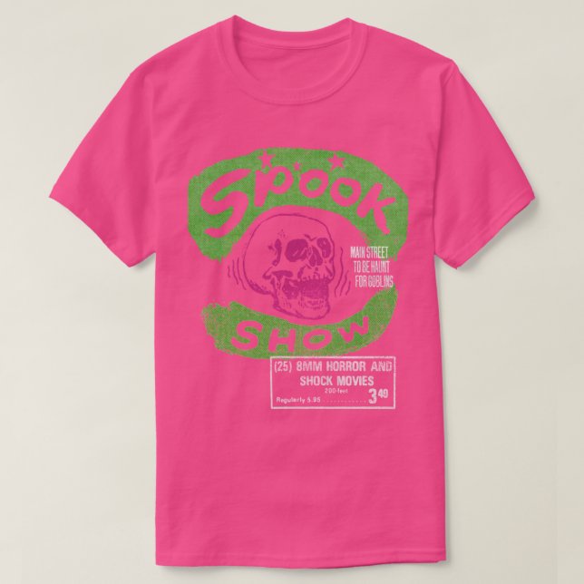 8 MM Spook Show T Shirt (Design framsida)