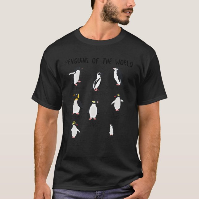 8 Övriga penguiner från världens ynkliga djur (Cut T Shirt (Framsida)