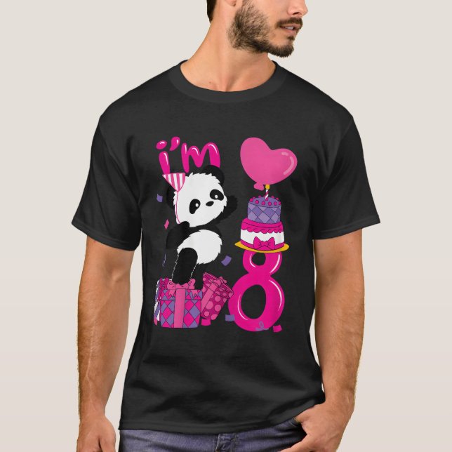 8 Panda T Shirt (Framsida)