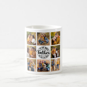 8 Photo Collage Tillfällen World's Best Far Kaffemugg
