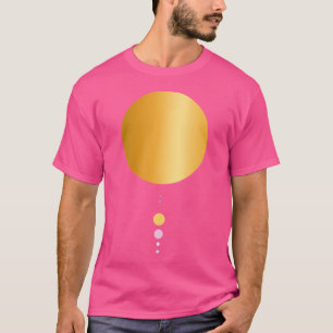 8 Planeter Solsystemet Astronomi T Shirt