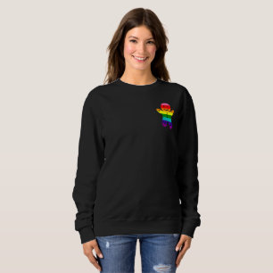8 Rand HBT-Pride Flagga Regnbåge - julnykomling T Shirt