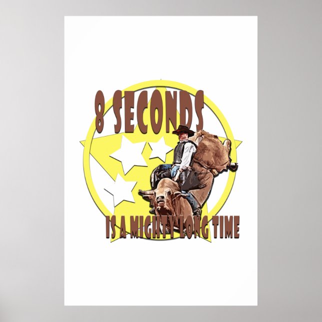 8 sekunder är väldigt lång tid! poster (Framsidan)