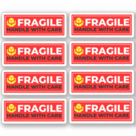 8 sköra vinyldekaler (Hantera varsamt) Klistermärken