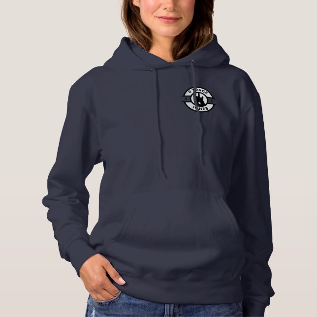 8 Track Jones Hoodie T Shirt (Framsida)