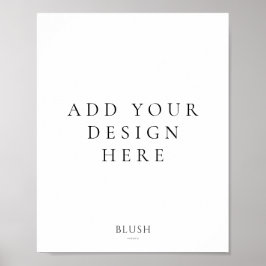 8 tum x 10 tum Poster teckenutskrift