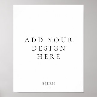 8 tum x 10 tum Poster teckenutskrift