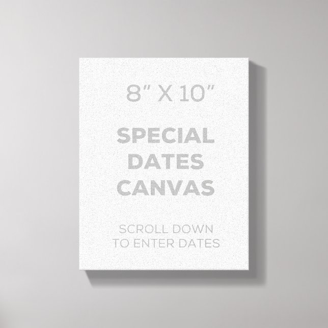 8 tum x 10 tum Speciell Data-arbetsyta Canvastryck (Framsida)