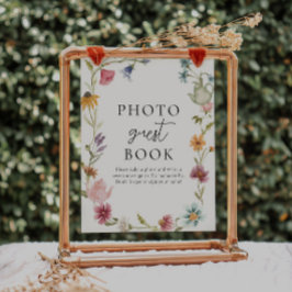 8 x 10-Blommigtars Tea Guestbook-tecken