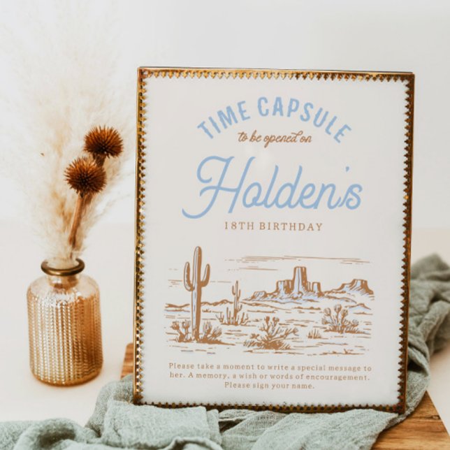 8 x 10 Kapseltecken för cowboytid (Skapare uppladdad)