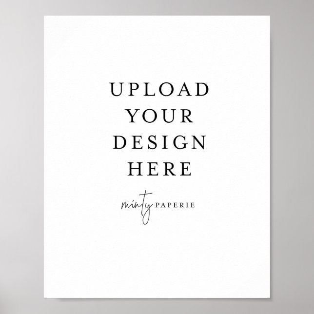 8 x 10 Poster - Porträtt (Framsidan)