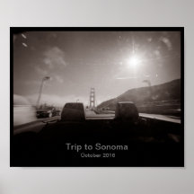 8 x 10 - Roadtrip to Sonoma Poster