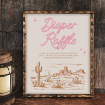 8 x 10 Rosa Westernt kort för raffelskylt