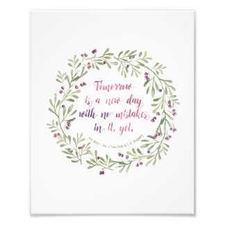 8 x 10 Skriv ut - bilaga till Gröntens Gables-bud Fototryck