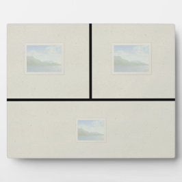 8 x 10 Tabletop Plaque - 3 Bilder Grund Pano