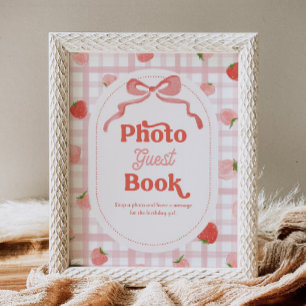 8 x 10 tum - berry Photo Guest Bok-tecken
