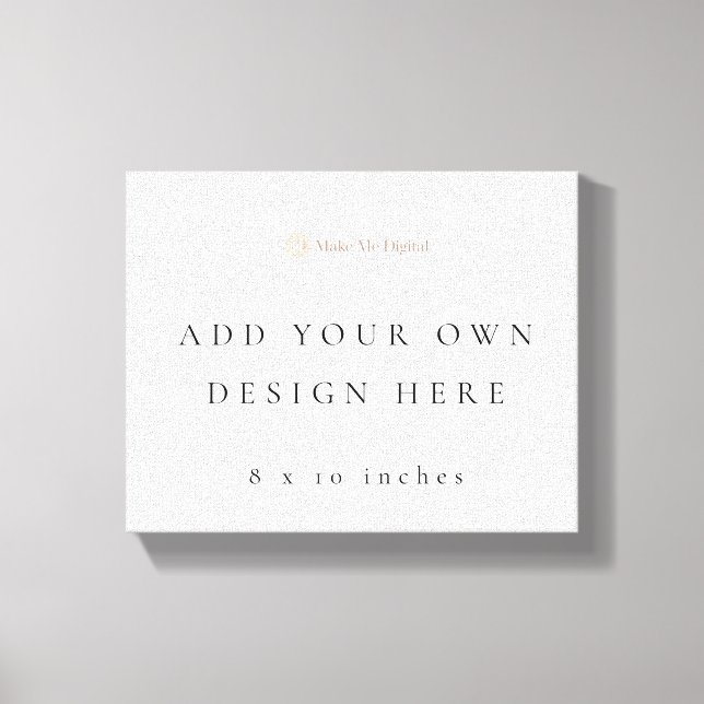 8 x 10 tum canvastryck (Framsida)