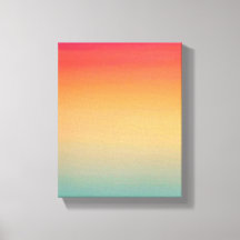 8 x 10 tum Modern Rainbow Himlar Red Gult Blue