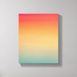 8 x 10 tum Modern Rainbow Himlar Red Gult Blue Canvastryck