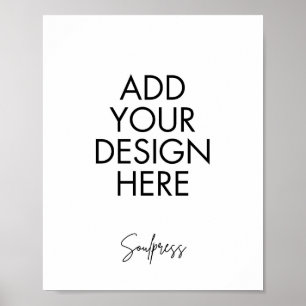8 x 10-tums Anpassningsbar Skriv ut Poster