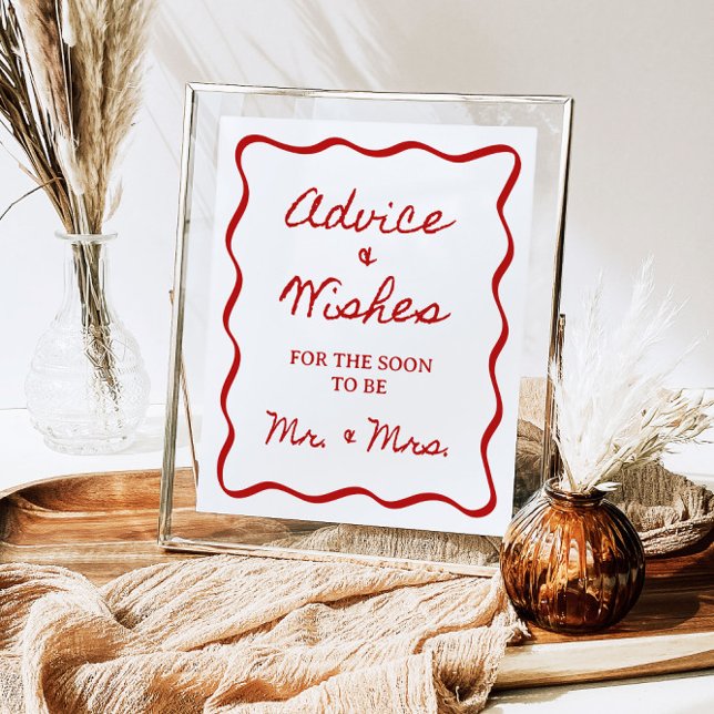 8 x 10-tums handskriven Möhippa för råd och Önskem Poster (Skapare uppladdad)