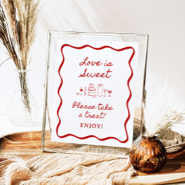 8 x 10-tums handskriven Vågigt favoritsignatur för Poster