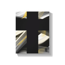 8 x 10-tums Trend Abstrakt Art Canvas Black White