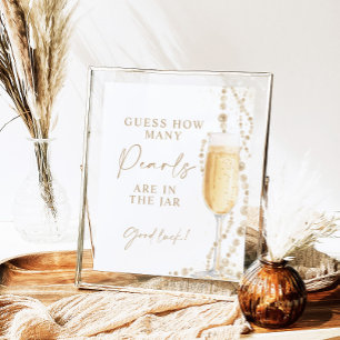 8 x 10-tumsskärmar och Prosecco gissar hur många s Poster